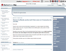 Tablet Screenshot of libertadiespressione.blog.kataweb.it