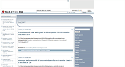 Desktop Screenshot of lele2007.blog.kataweb.it