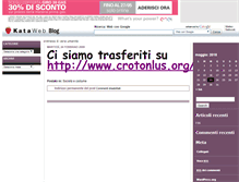 Tablet Screenshot of crotnews.blog.kataweb.it