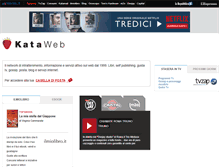 Tablet Screenshot of kataweb.it