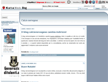 Tablet Screenshot of calcionorvegese.blog.kataweb.it