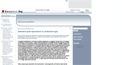 Desktop Screenshot of infezioniospedaliere.blog.kataweb.it