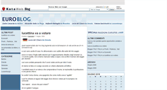 Desktop Screenshot of euroblog2009.temi.kataweb.it
