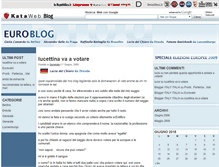 Tablet Screenshot of euroblog2009.temi.kataweb.it