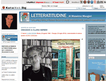 Tablet Screenshot of letteratitudine.blog.kataweb.it