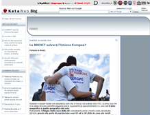 Tablet Screenshot of cinico.blog.kataweb.it